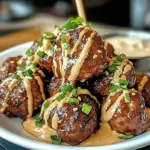 Tender Korean BBQ Meatballs with Spicy Mayo Dip