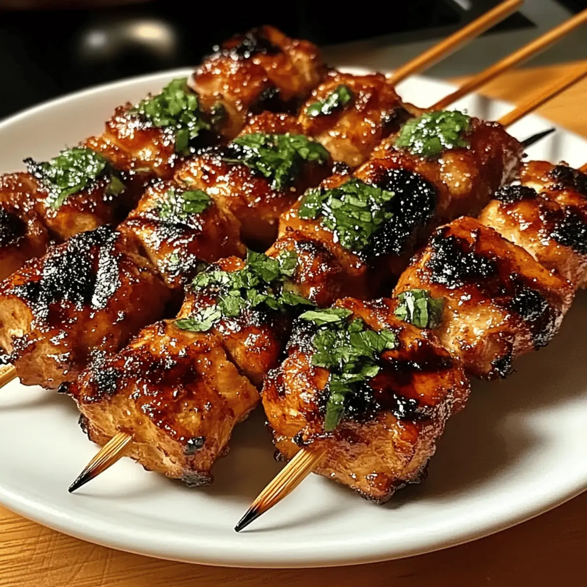 Thai Coconut Chicken Skewers yvvubd