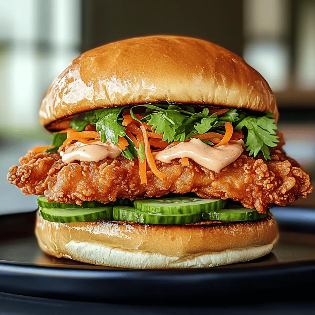 Thai Fried Chicken Sandwich gtfpjh