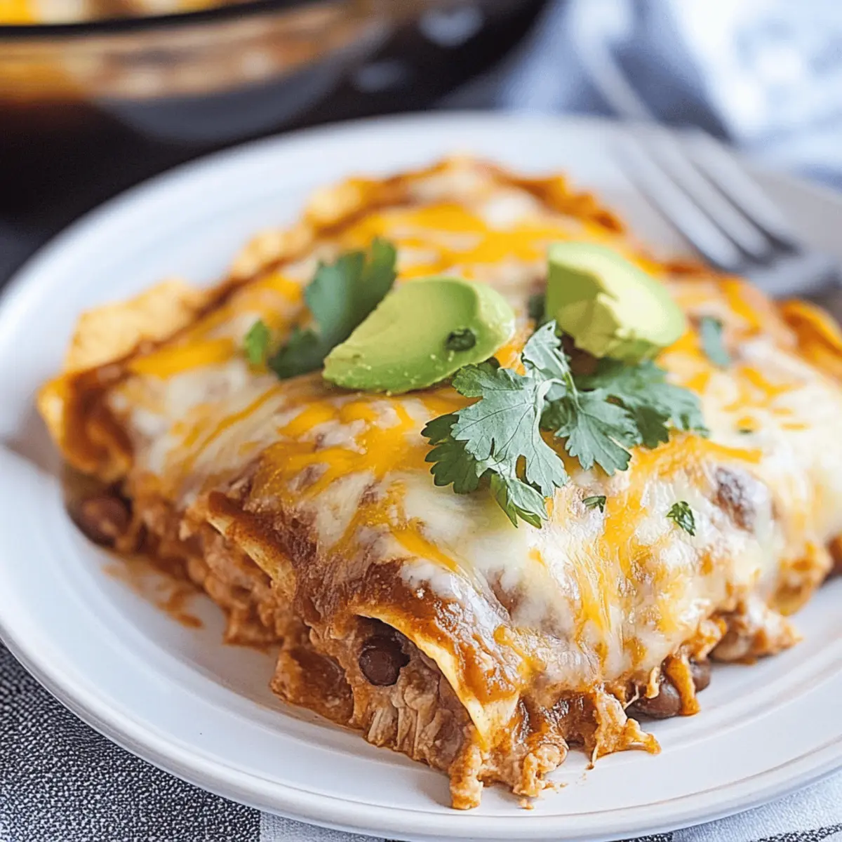 Savory Bean and Cheese Enchilada Casserole for Cozy Nights