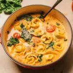 Creamy Tuscan Tortellini Soup