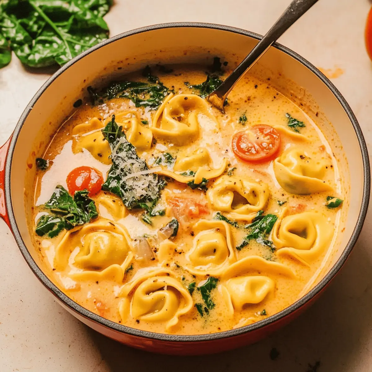 Creamy Tuscan Tortellini Soup: A Cozy Comfort in Every Spoonful