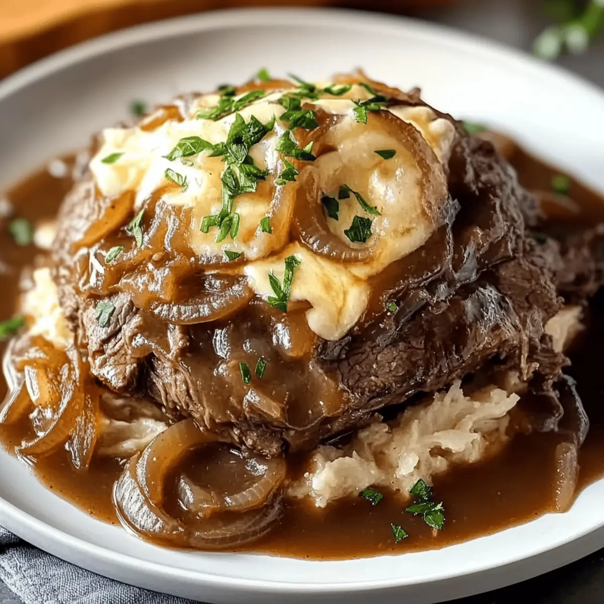 Savory Pot French Onion Pot Roast for Cozy Nights