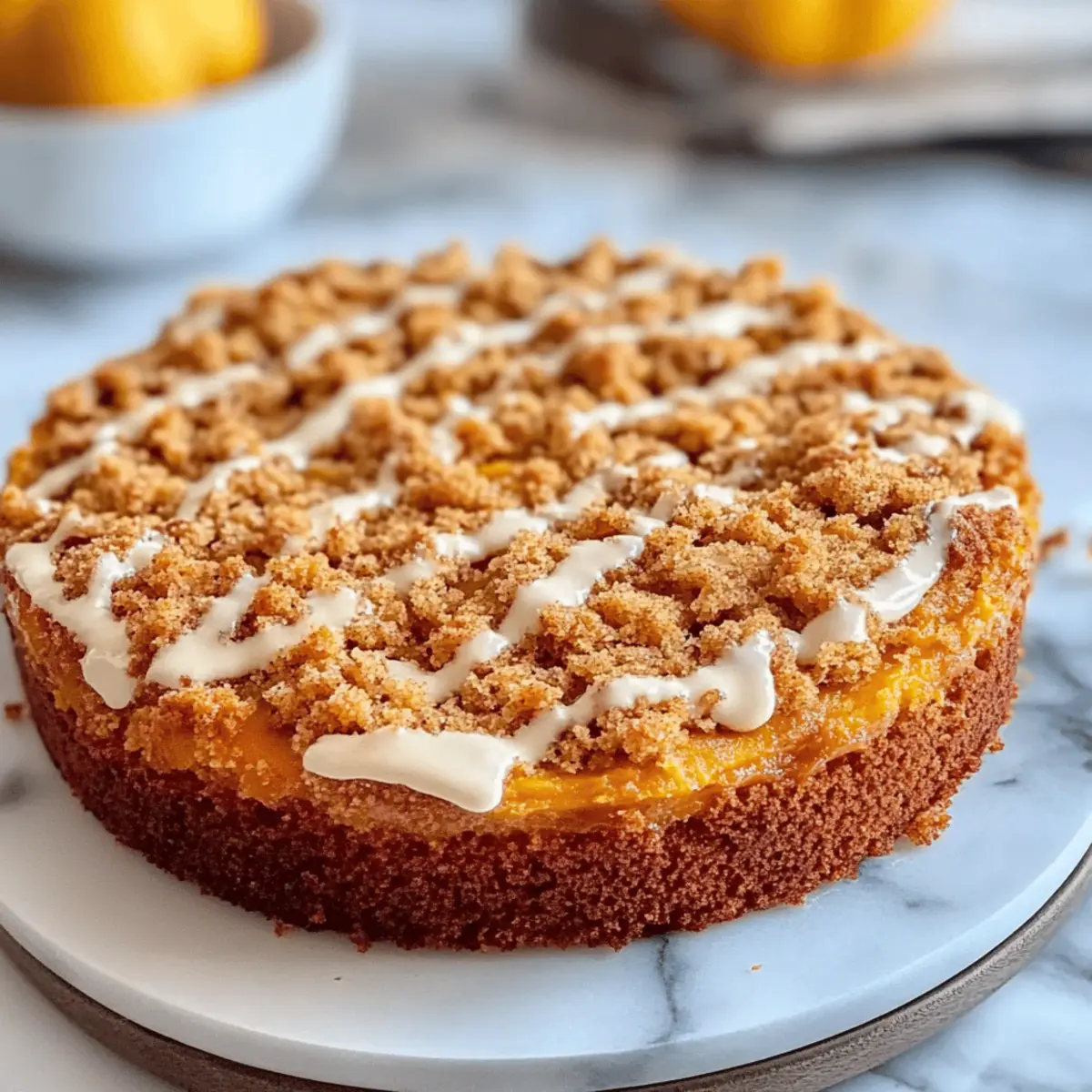 Cinnamon Keto Pumpkin Spice Coffee Cake for Cozy Mornings