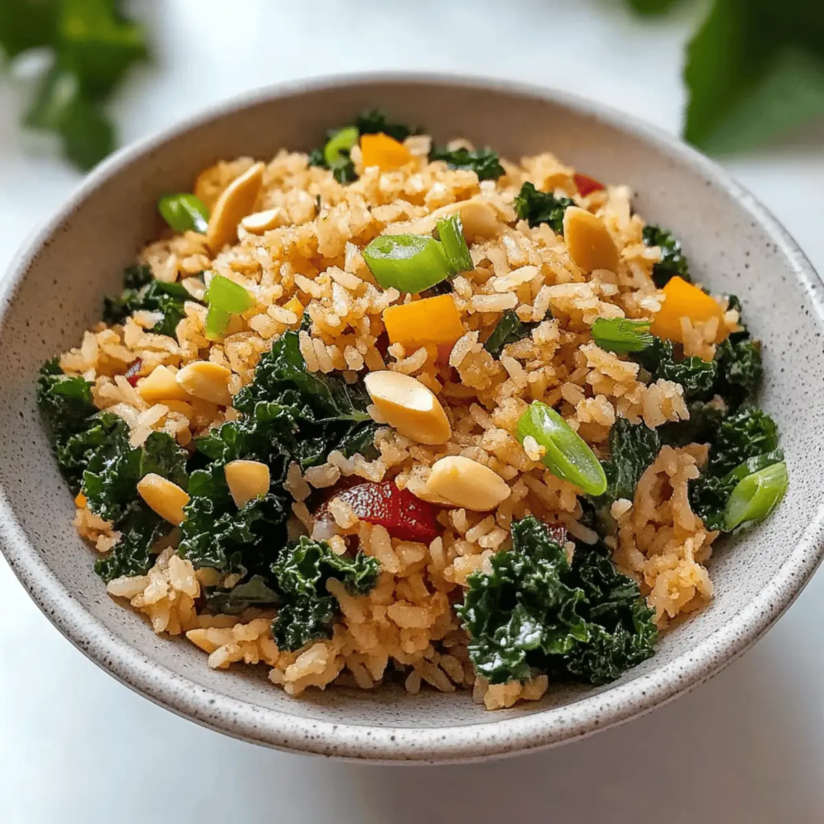 Kimchi Gluten Free Crispy Rice Salad that Bursts with Flavor