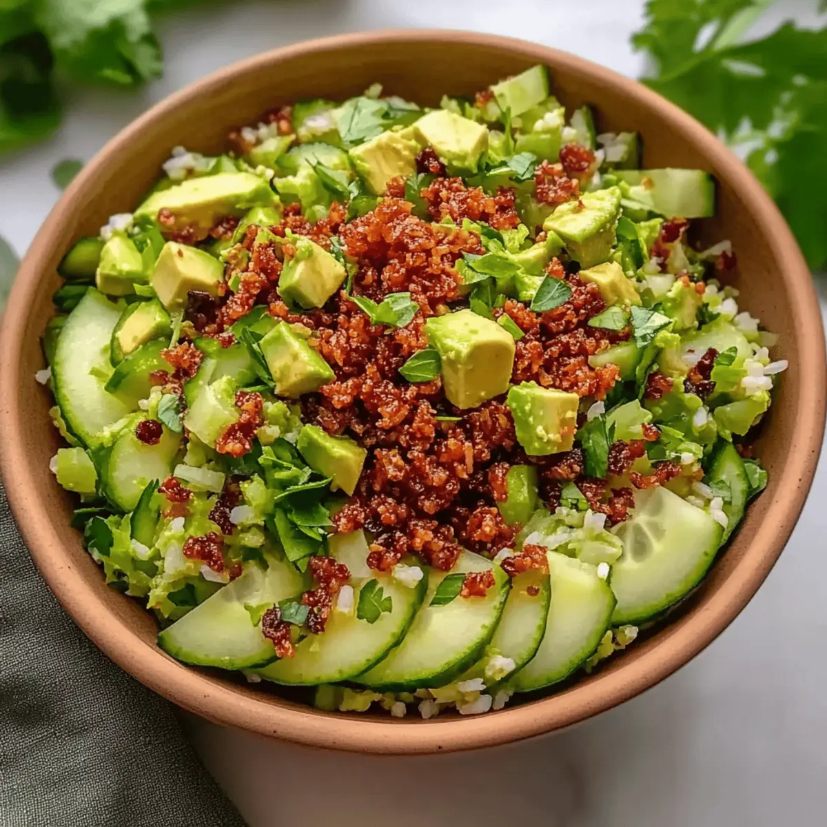 Crispy Gochujang Rice Salad – Bold Flavors in Every Bite