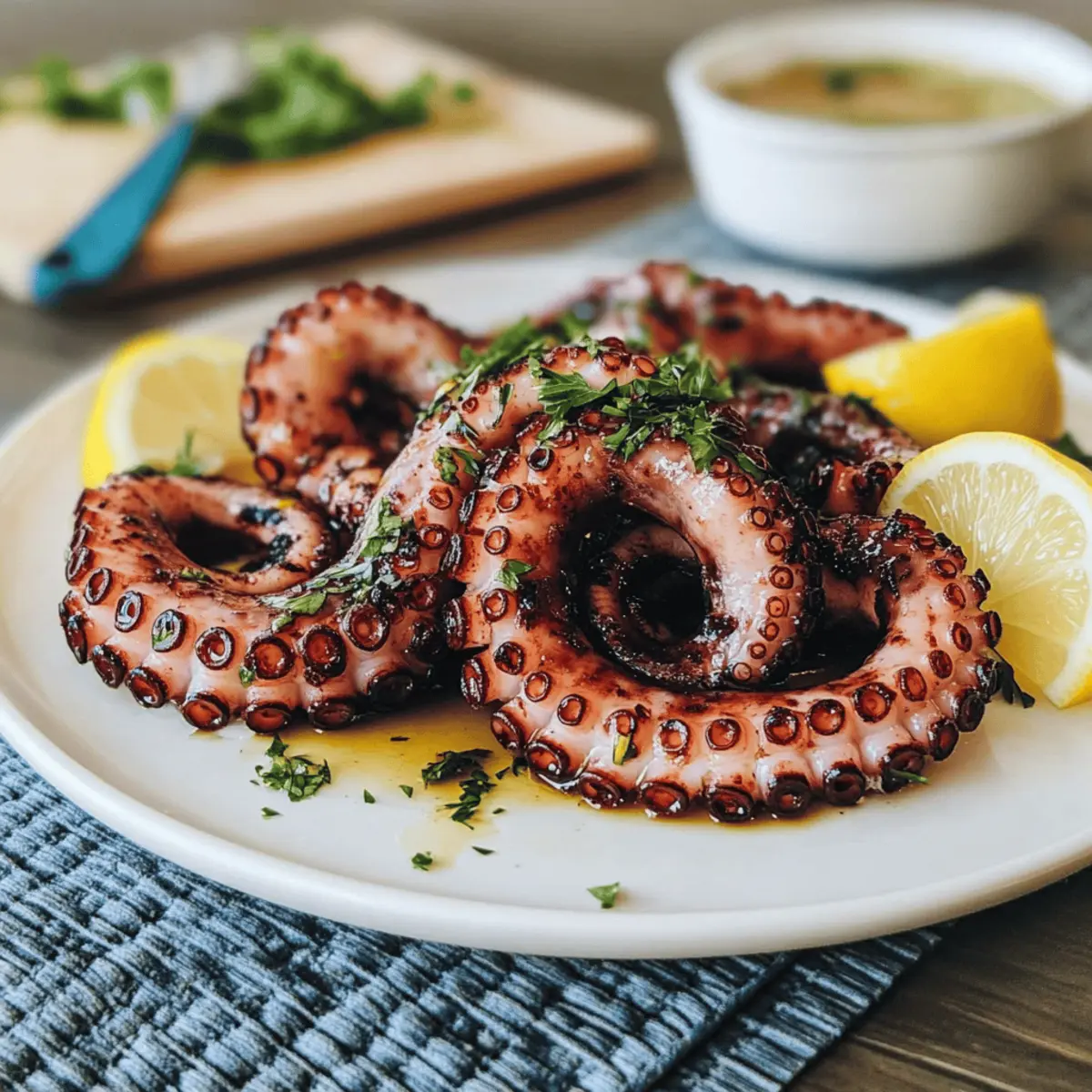 Juicy Grilled Octopus Ready in Just 20 Minutes