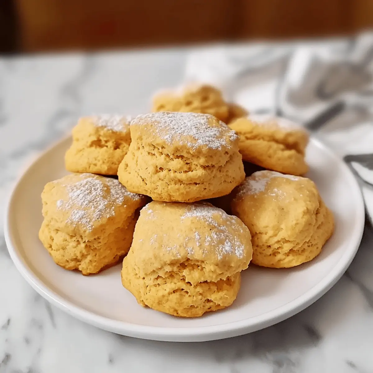 Soft Pumpkin Scones: Easy 2-Ingredient Fall Bliss