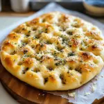 Garlic Parmesan Focaccia Bread