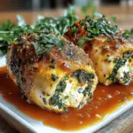 Herbed Ricotta Stuffed Chicken Rolls