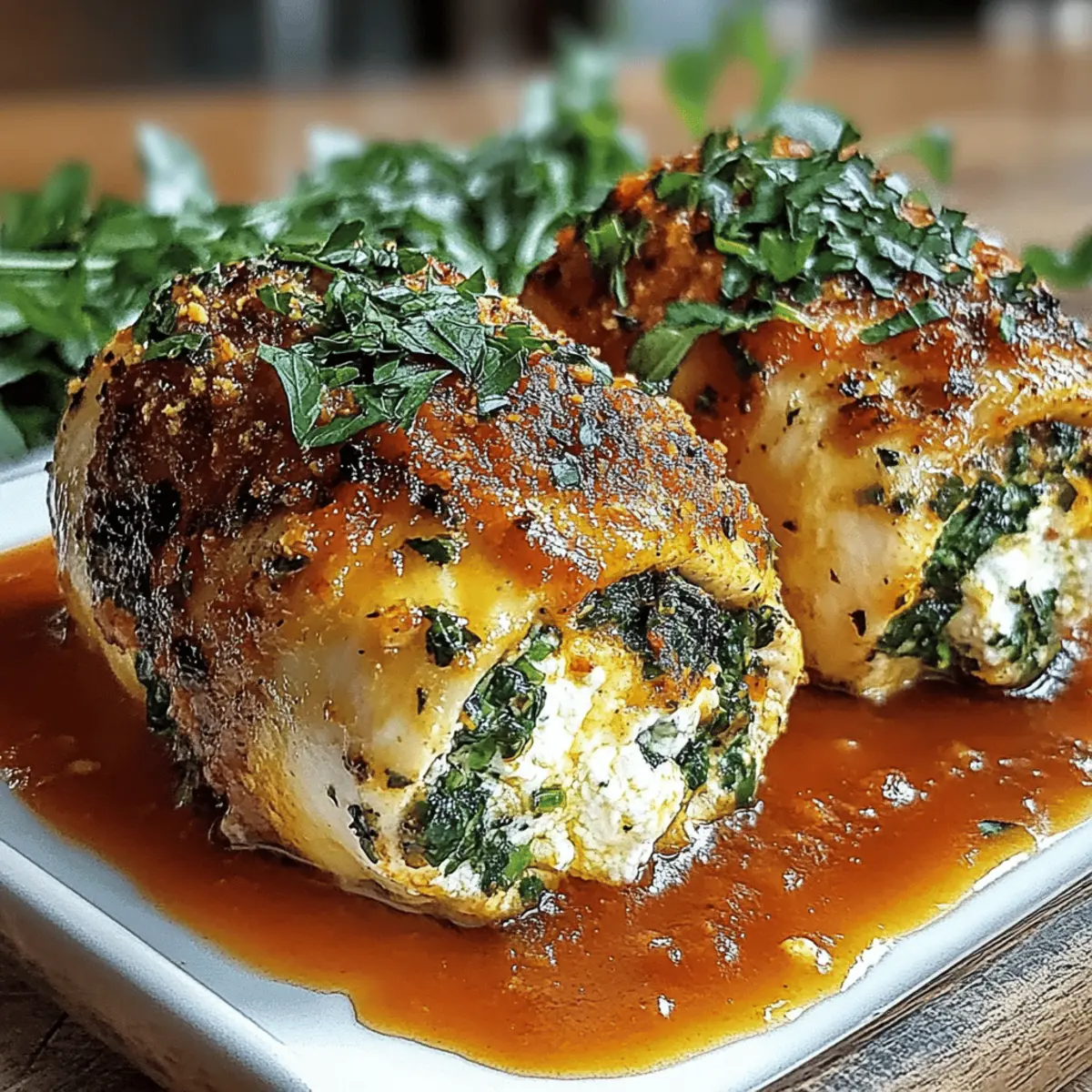 Herbed Ricotta Stuffed Chicken Rolls: A Creamy Delight to Savor