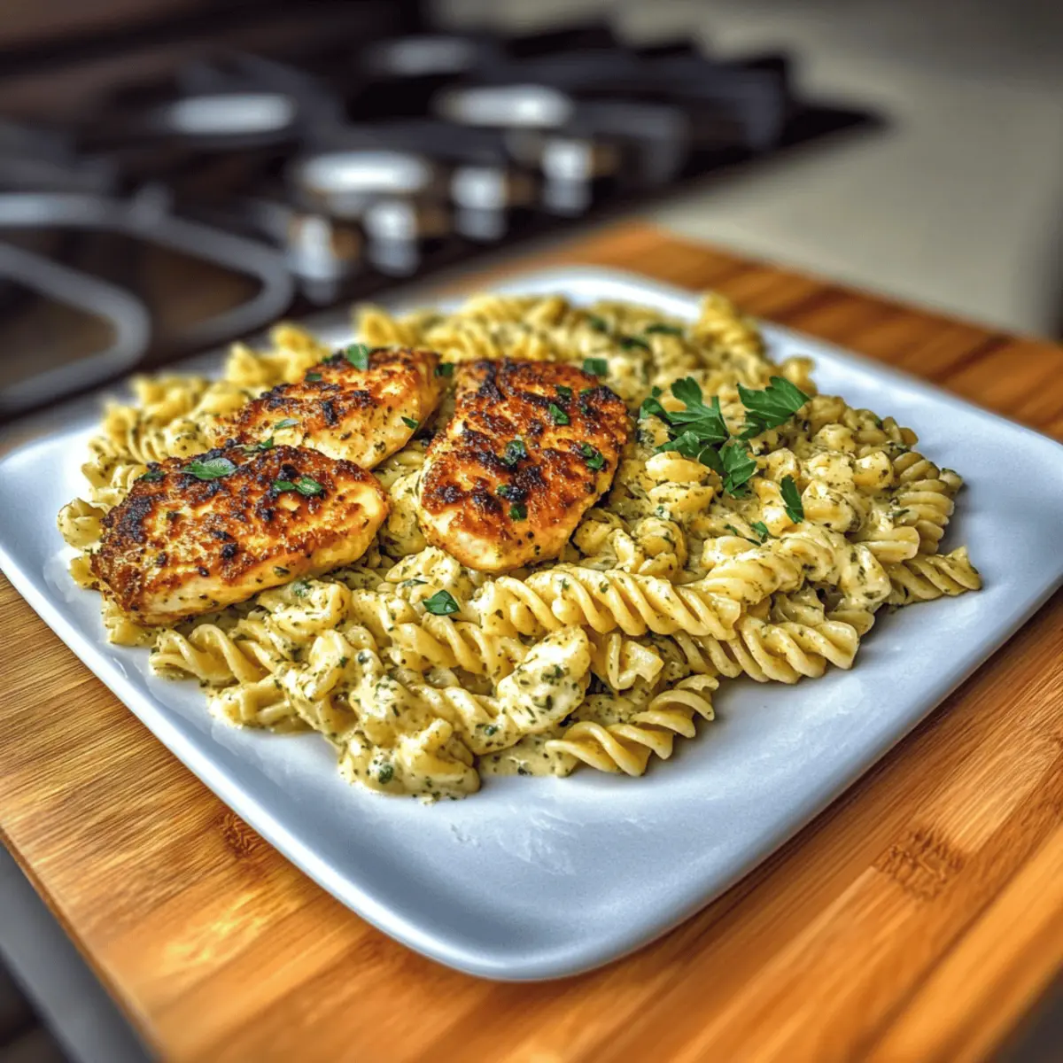 Creamy Garlic Parmesan Chicken Pasta in 30 Minutes or Less