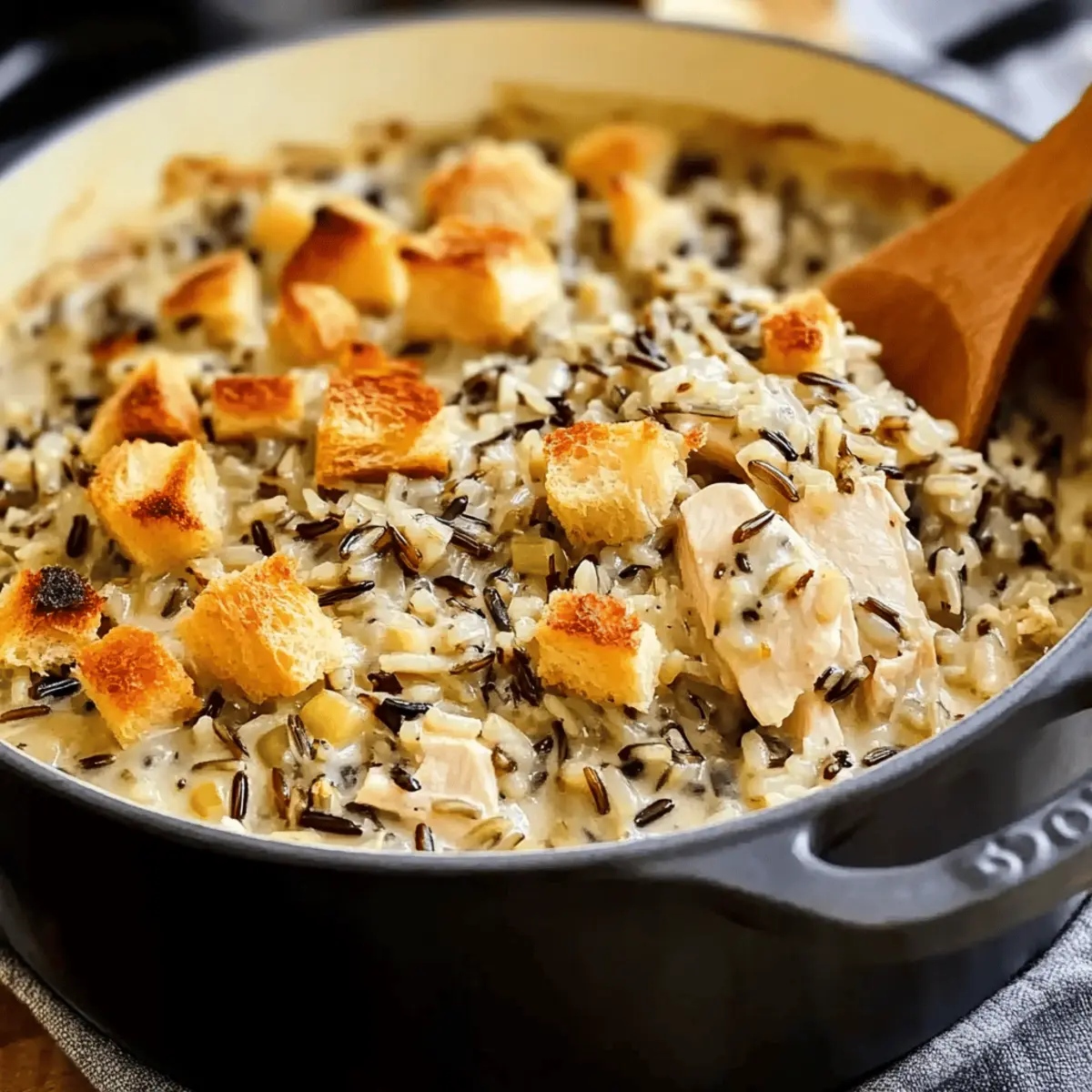Savory Chicken Wild Rice Casserole for Cozy Family Nights