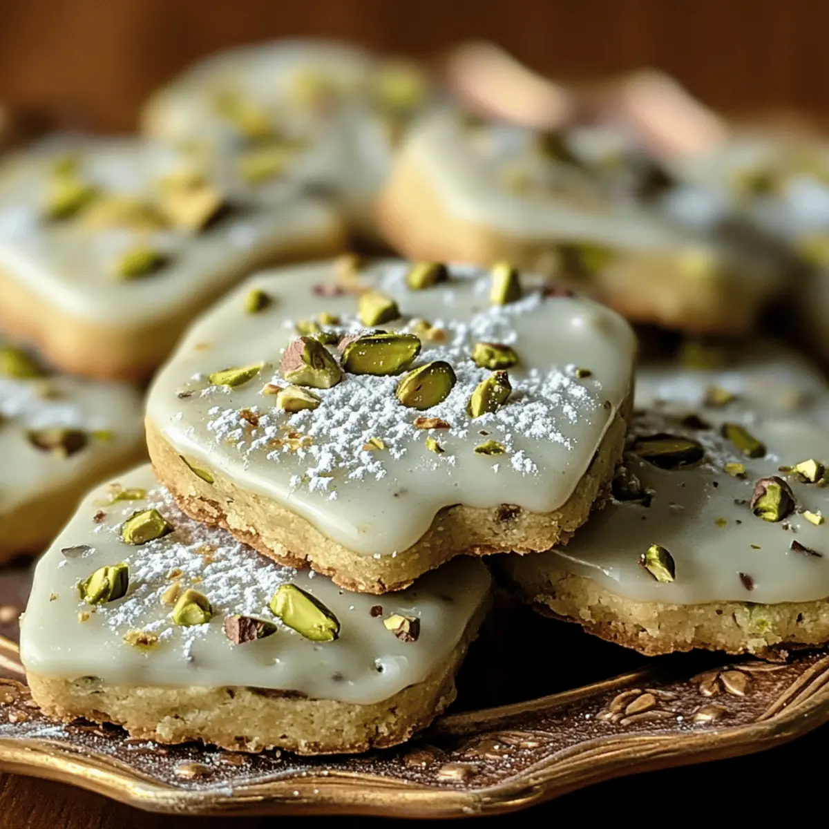 Melt-in-Your-Mouth Pistachio Shortbread Cookies Recipe