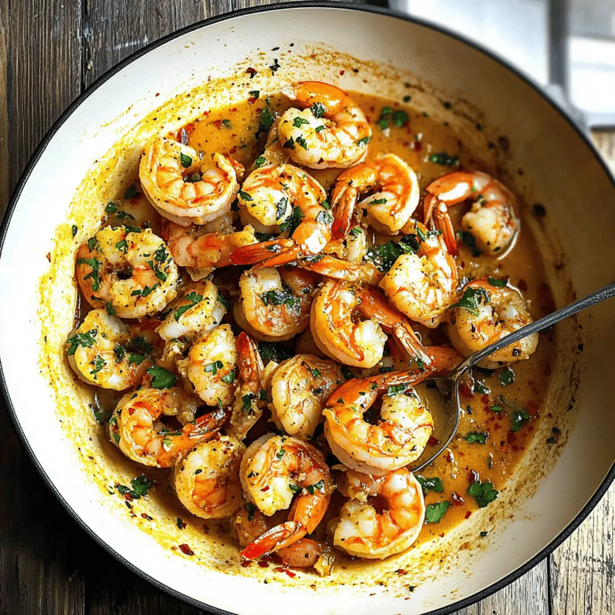 Irresistible Spicy Drunken Shrimp in Garlic Vodka Sauce