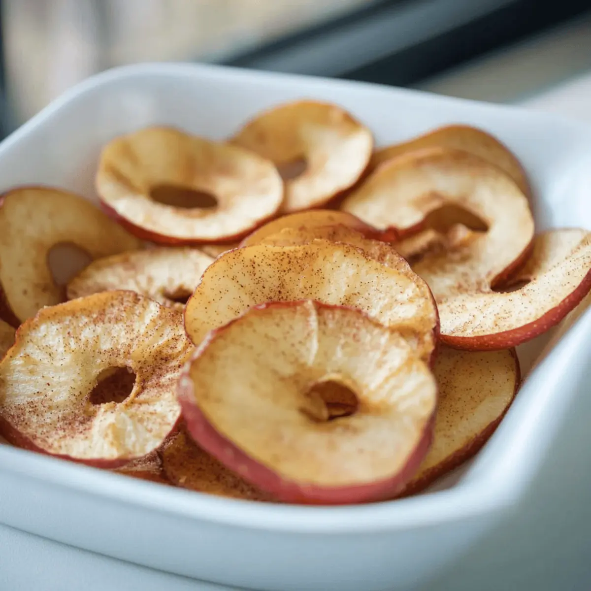 Crispy Cinnamon Apple Chips: Sweet, Healthy Snack Bliss