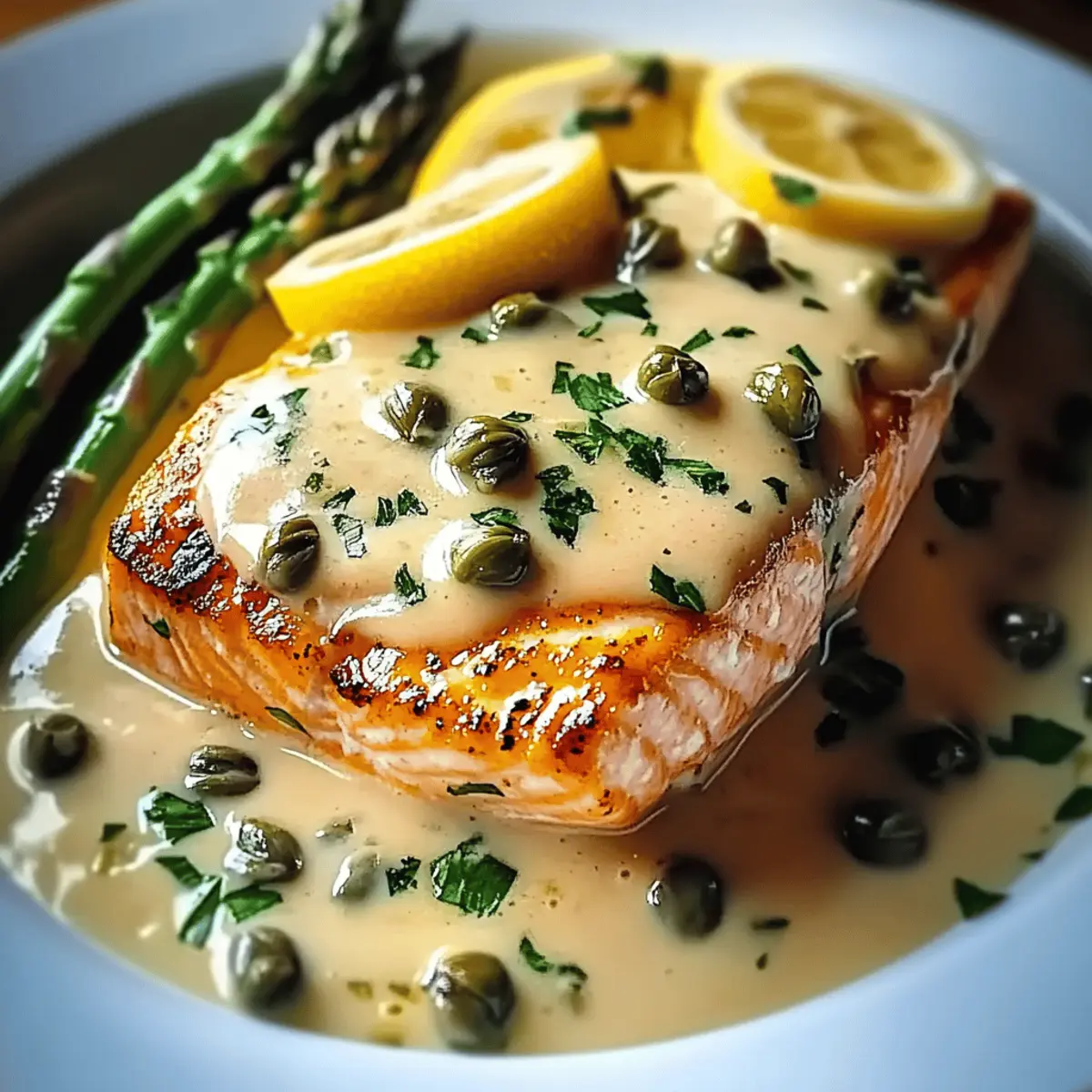 Creamy Lemon Salmon Piccata: A Zesty Dinner Delight