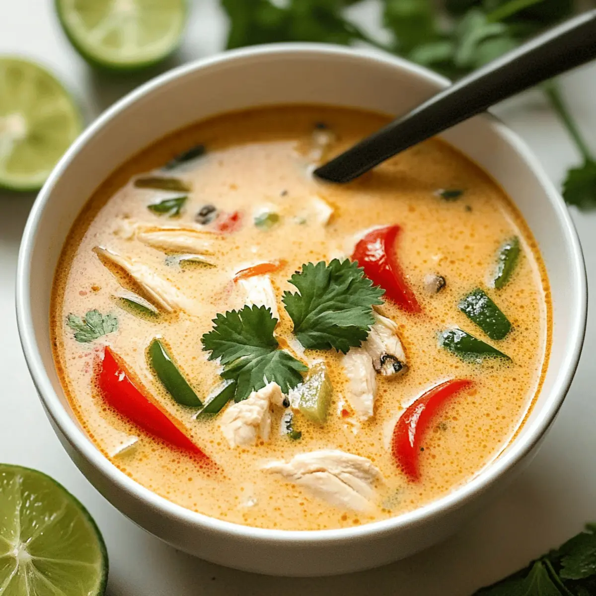 Irresistibly Cozy Crockpot Thai Coconut Chicken Soup Recipe
