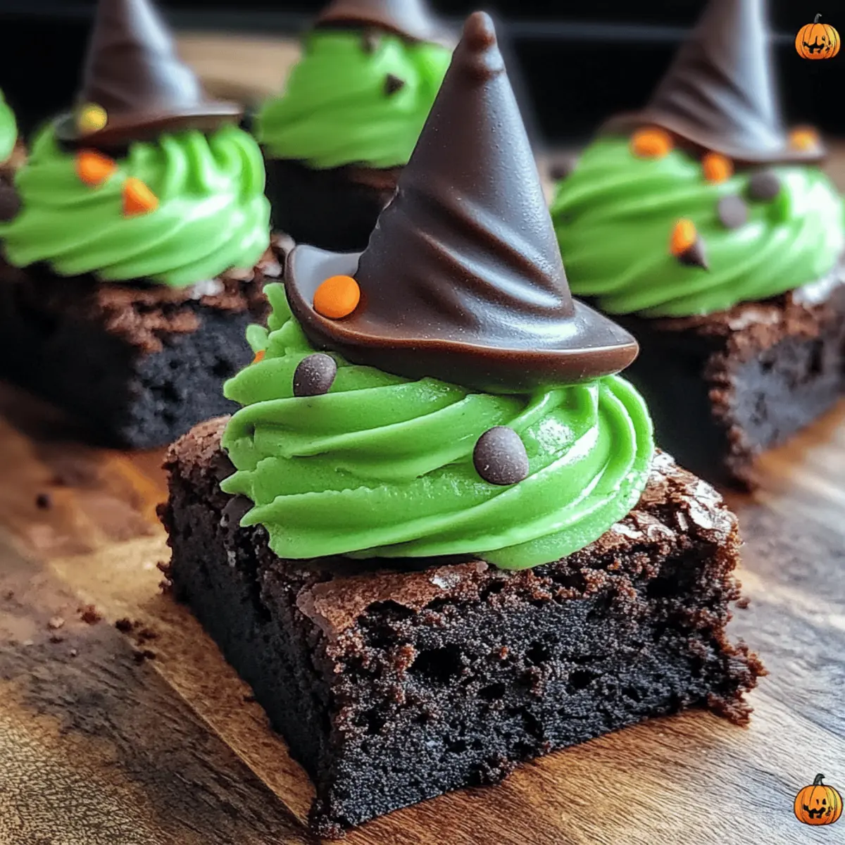 Wicked Witch Hat Brownies for a Spooktacular Halloween Treat