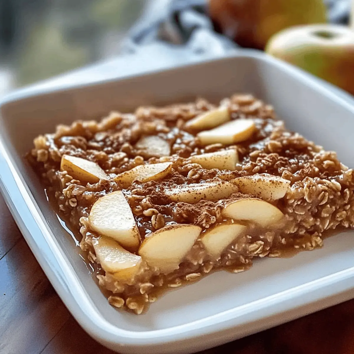 Cozy Apple and Cinnamon Baked Oatmeal for Warm Mornings