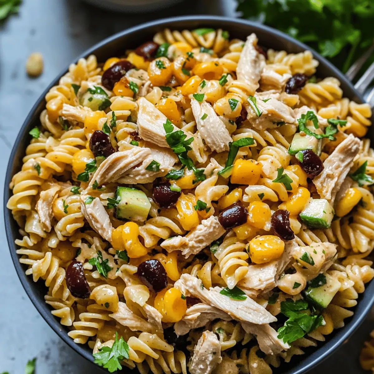 BBQ Chicken Pasta Salad trqq6r