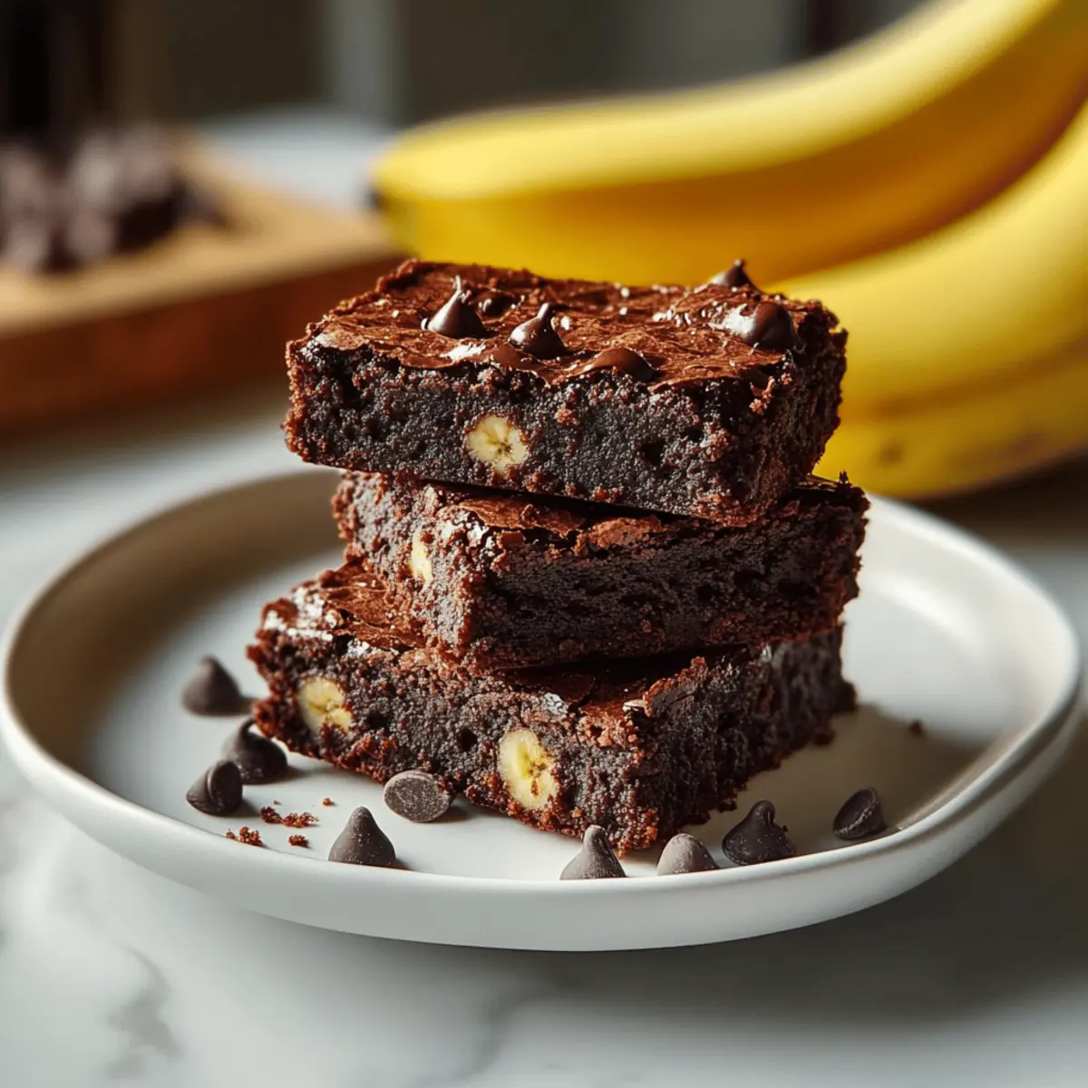 Decadent Banana Brownies that are Healthy and Guilt-Free
