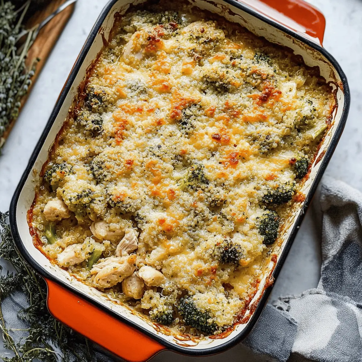 Cheesy Chicken and Broccoli Quinoa Bake nftsp5