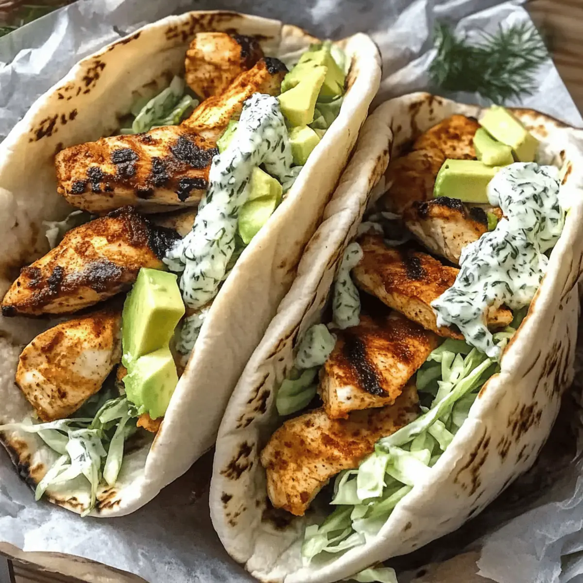 Chicken Pitas with Herby Ranch jwkz1y