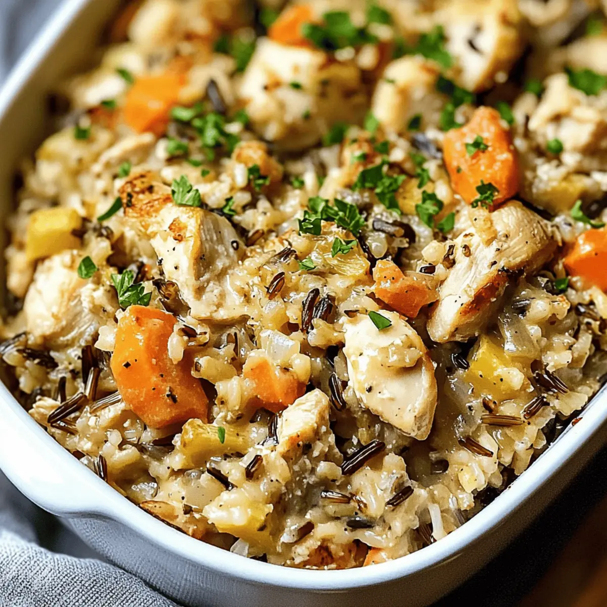 Cozy Chicken Wild Rice Casserole for Family Comfort