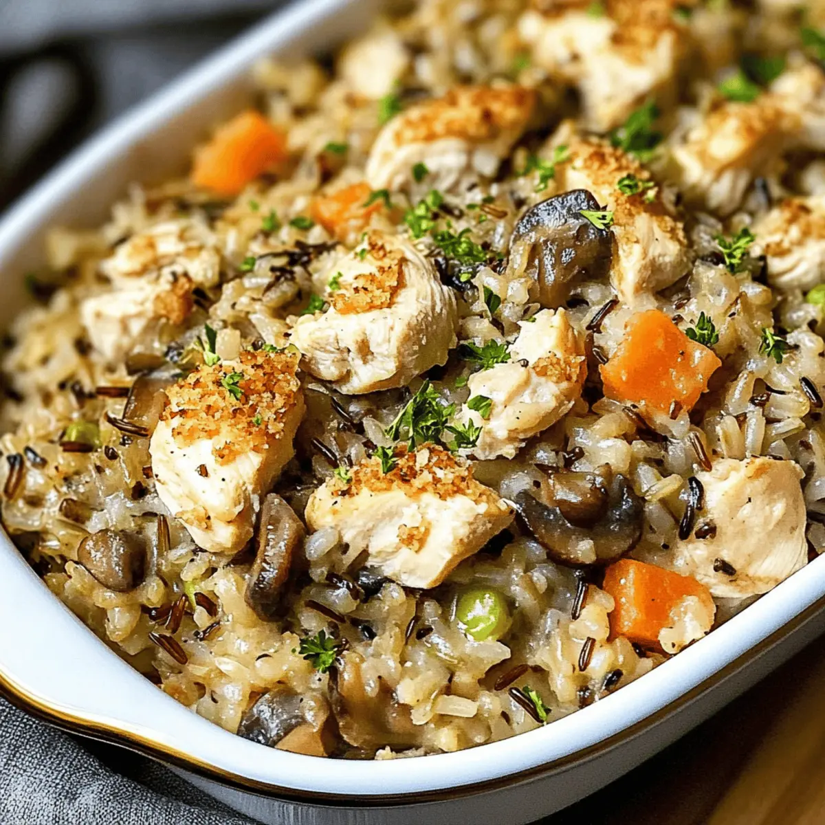 Chicken Wild Rice Casserole r5lksf