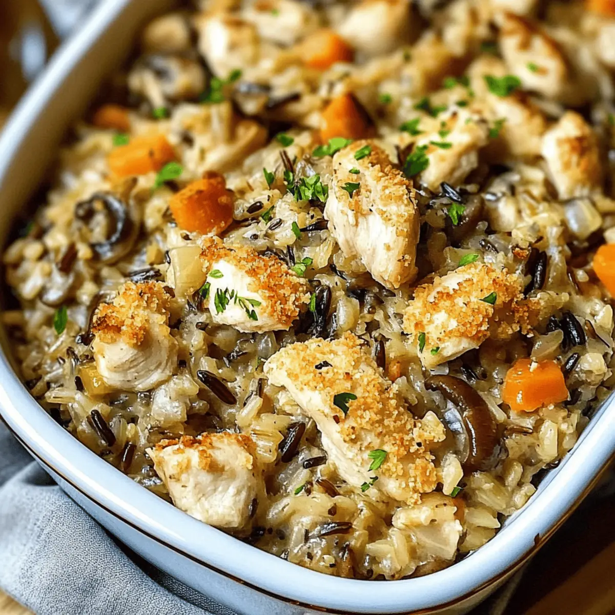 Cozy Chicken Wild Rice Casserole That Everyone Will Love