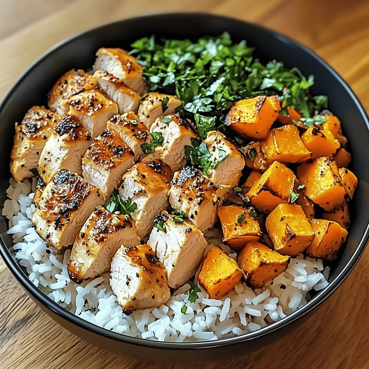 Chicken and Sweet Potato Rice Bowl clscga