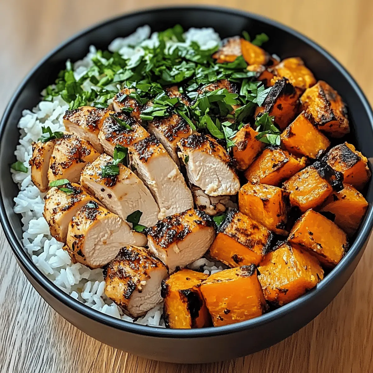 Chicken and Sweet Potato Rice Bowl m4avbd