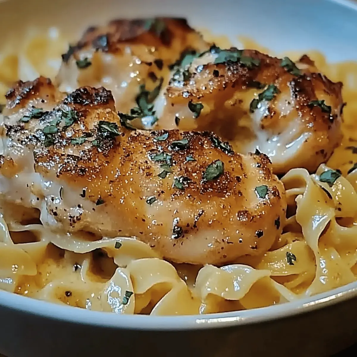 Heavenly Chicken with Buttered Noodles: A Family Favorite