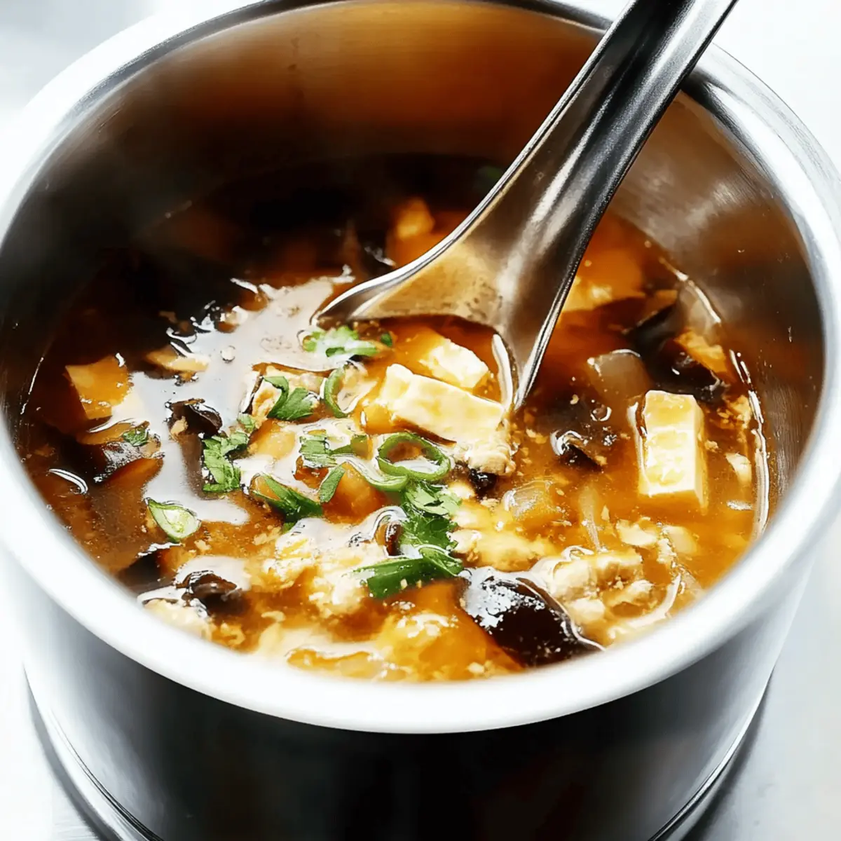 Hearty Chinese-Style Hot and Sour Soup Perfect for Cozy Nights
