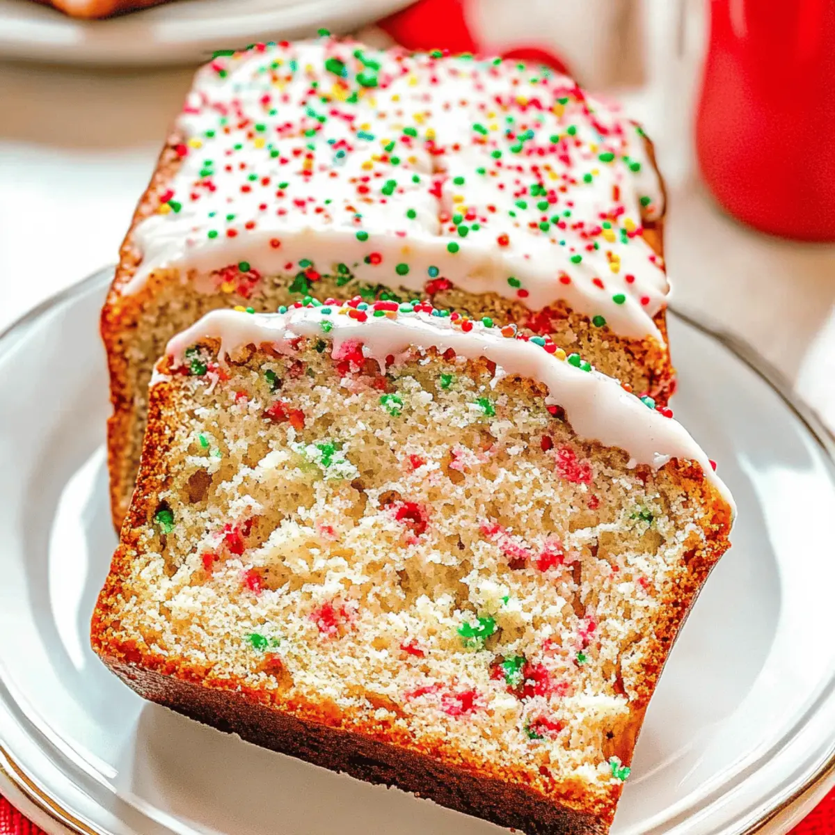Christmas Funfetti Bread ice2zl