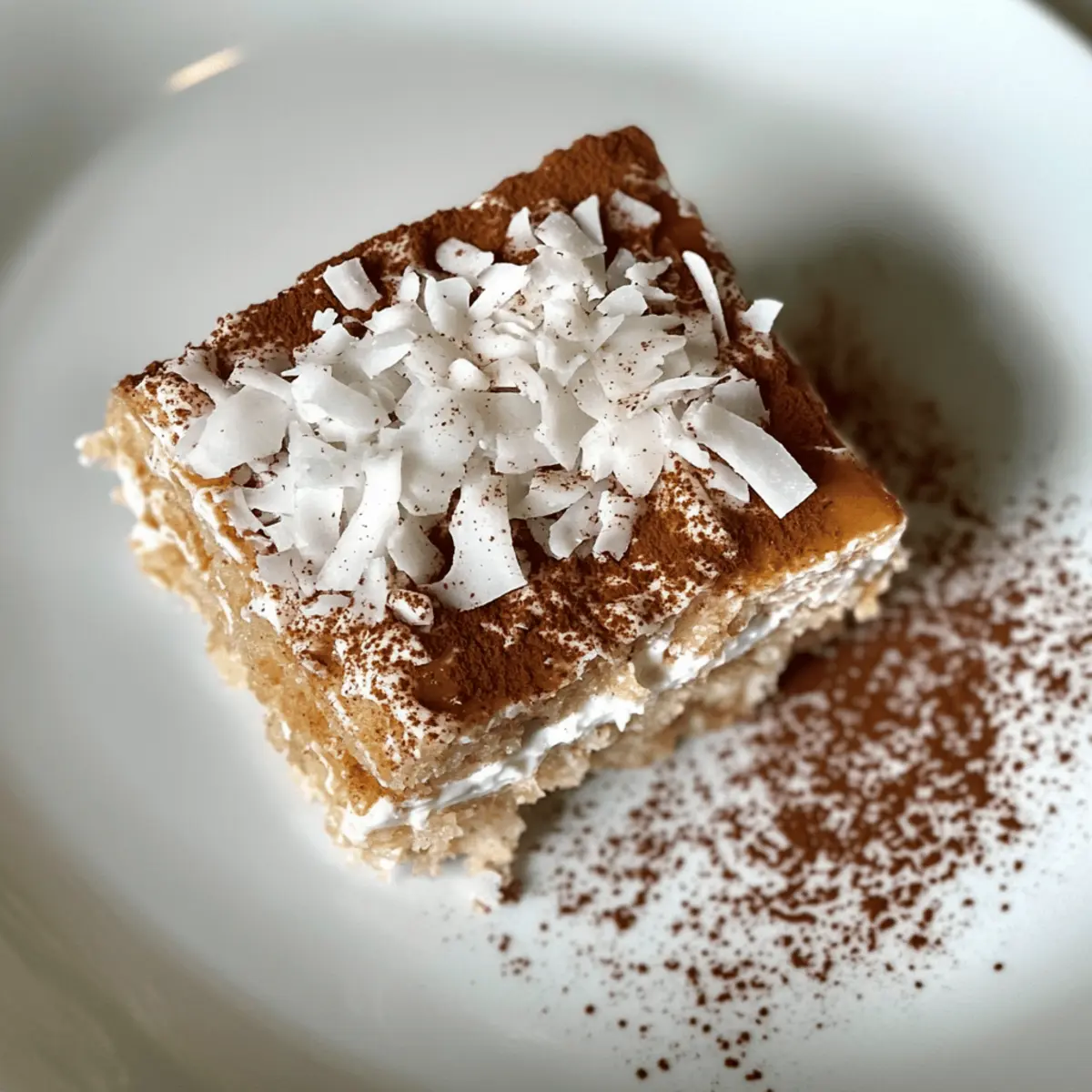 Coconut Rum Coquito Tiramisu qksip1