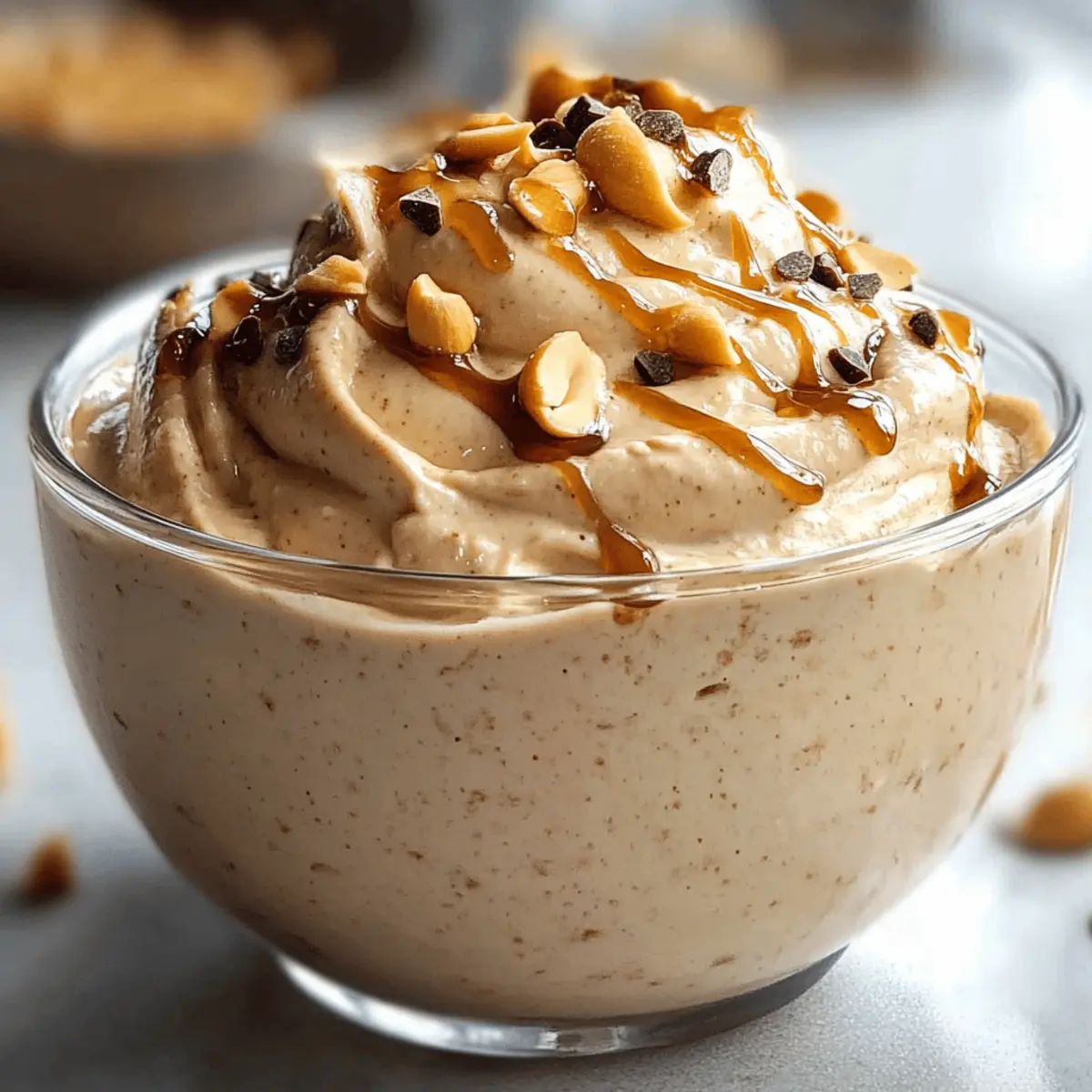 Creamy Cottage Cheese Peanut Butter Mousse in Just 5 Minutes