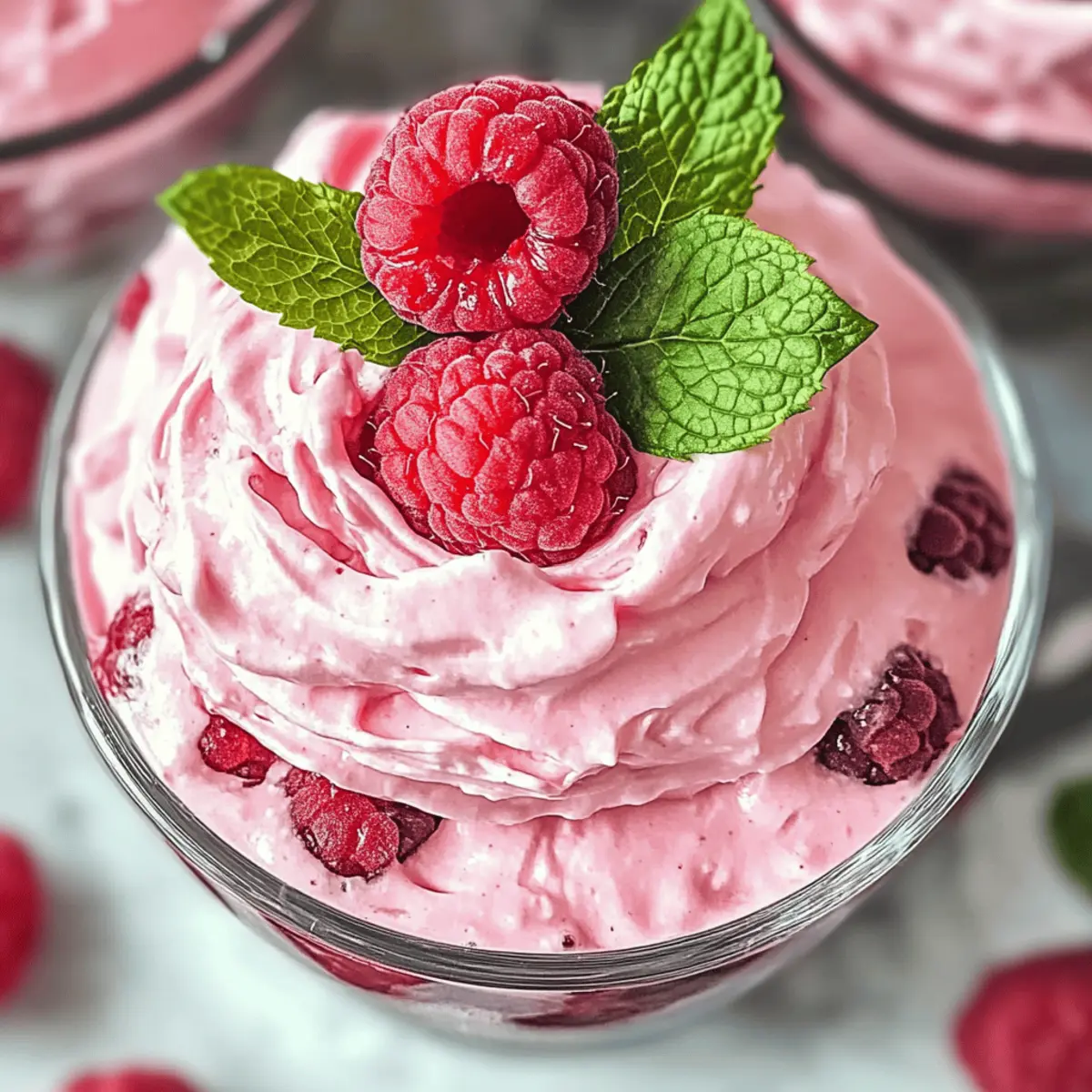 Cottage Cheese Raspberry Mousse trez2o