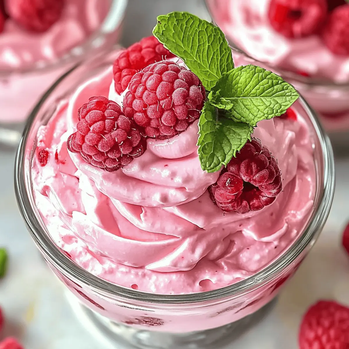 Cottage Cheese Raspberry Mousse: A Wholesome Sweet Escape