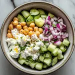 Cottage Cheese and Chickpea Salad