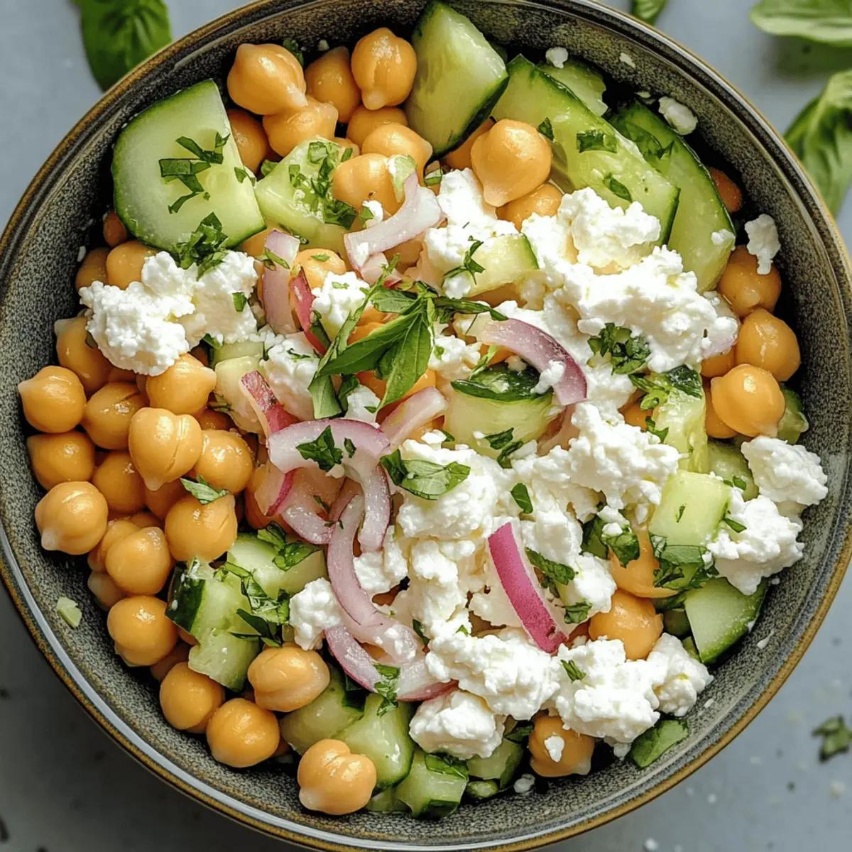 Delicious Cottage Cheese and Chickpea Salad for Quick Meal Prep