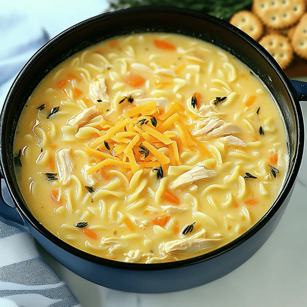 Comforting Crack Chicken Noodle Soup That Warms the Soul