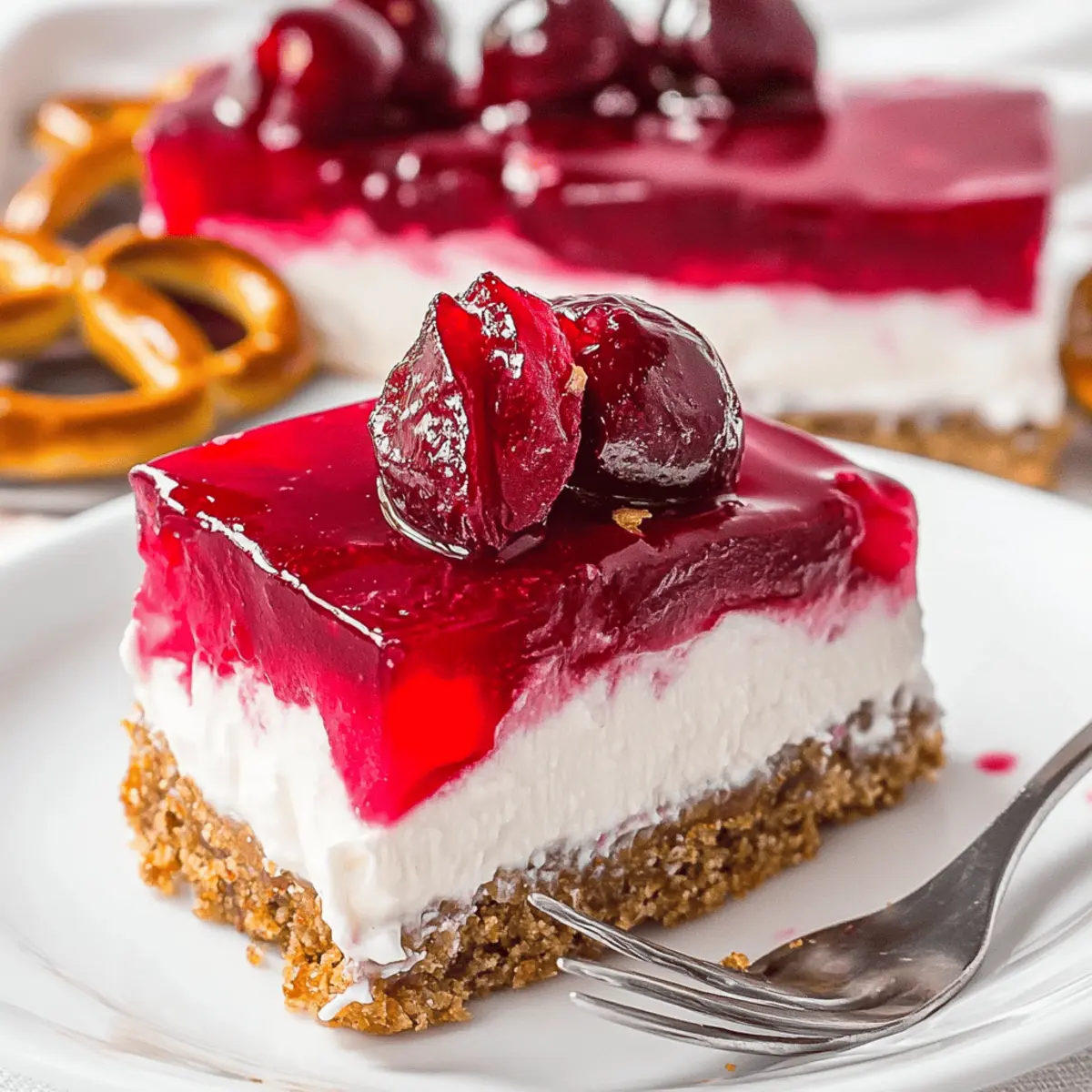 Cranberry Pretzel Salad: A Refreshing No-Bake Delight