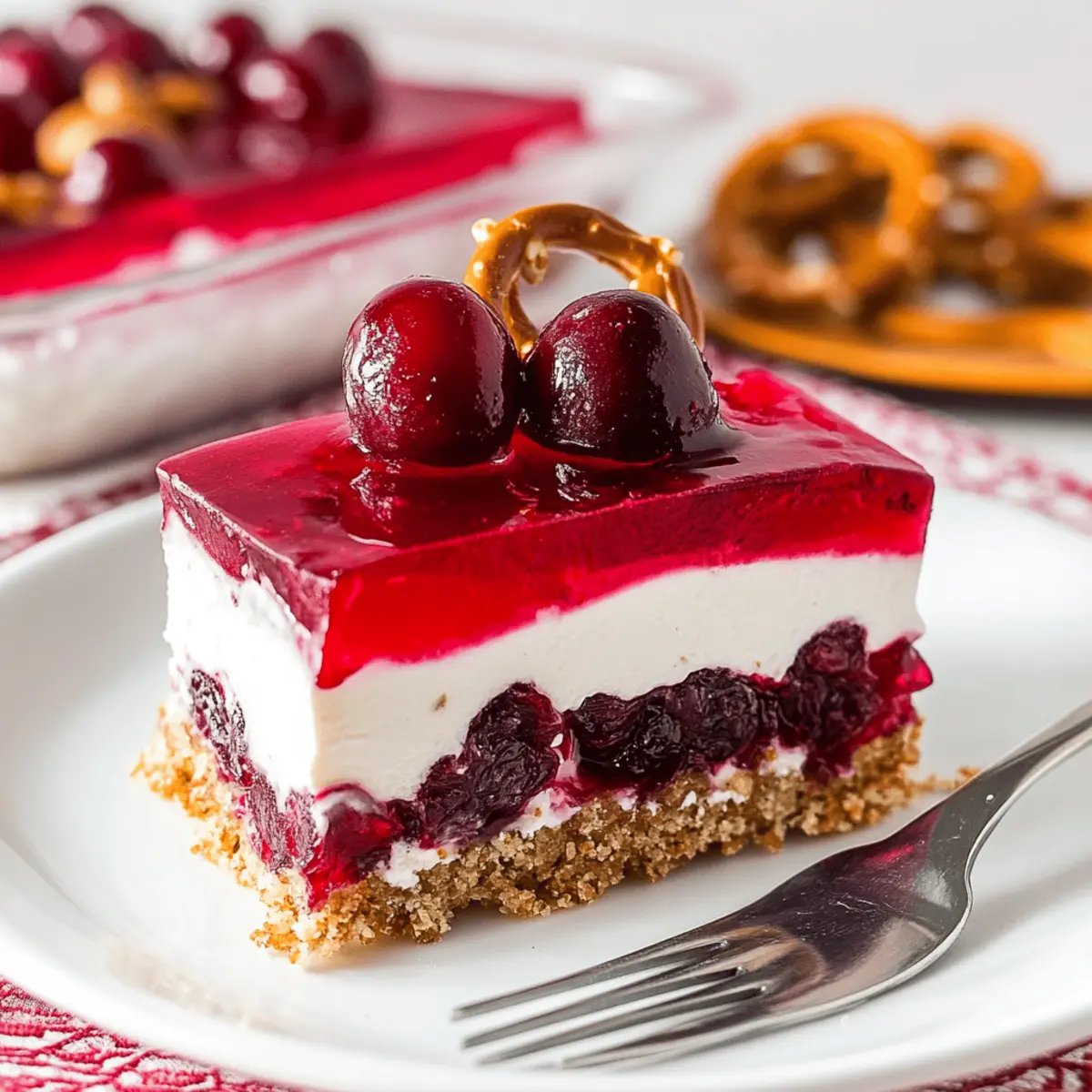 Cranberry Pretzel Salad sfl505