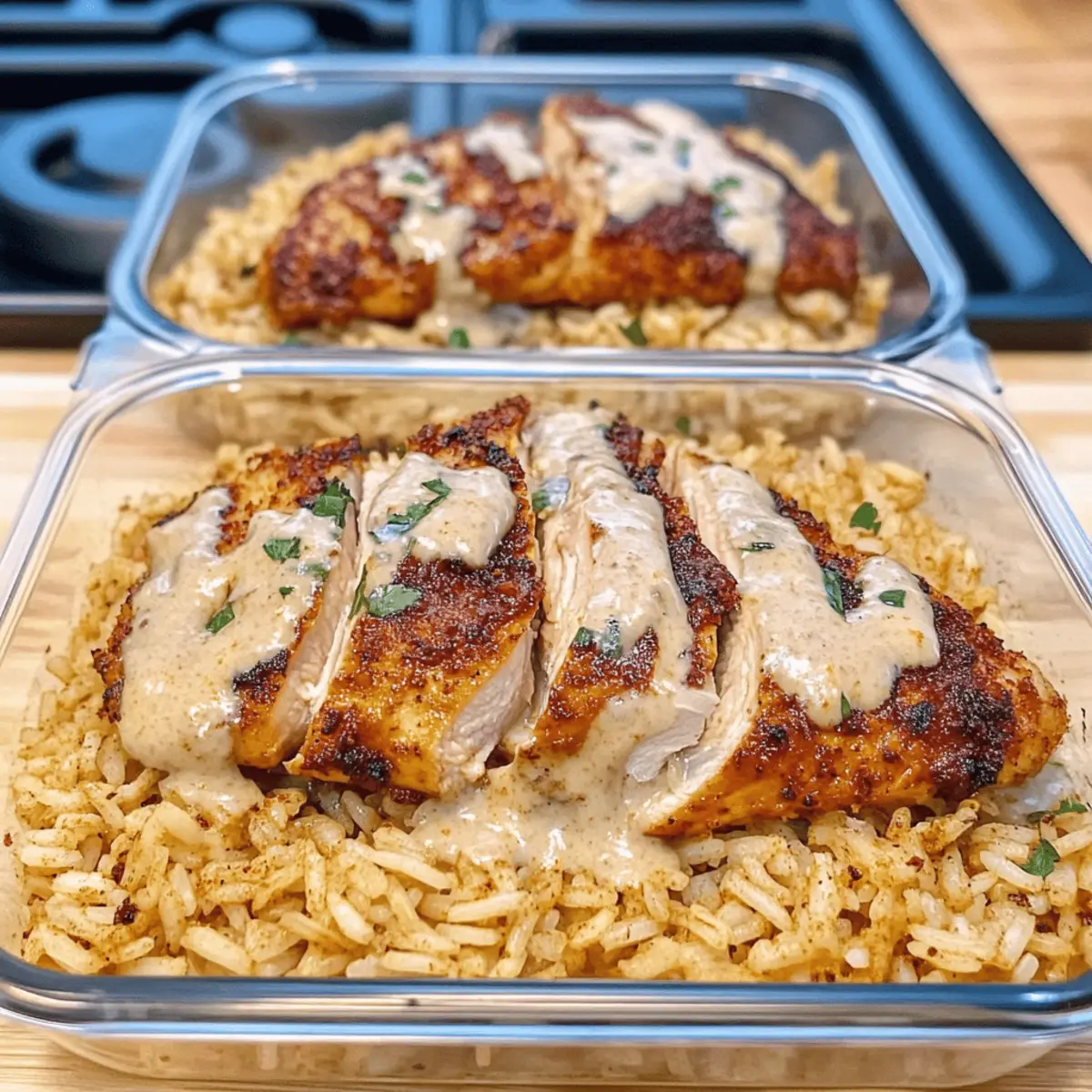 Creamy Cajun Chicken Rice glnlpn