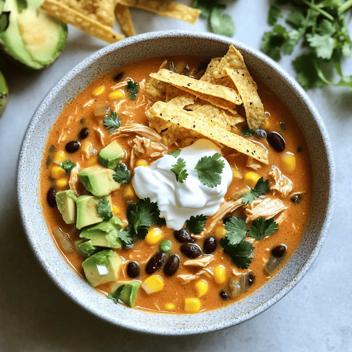 Creamy Chicken Enchilada Soup for Cozy Weeknight Dinners