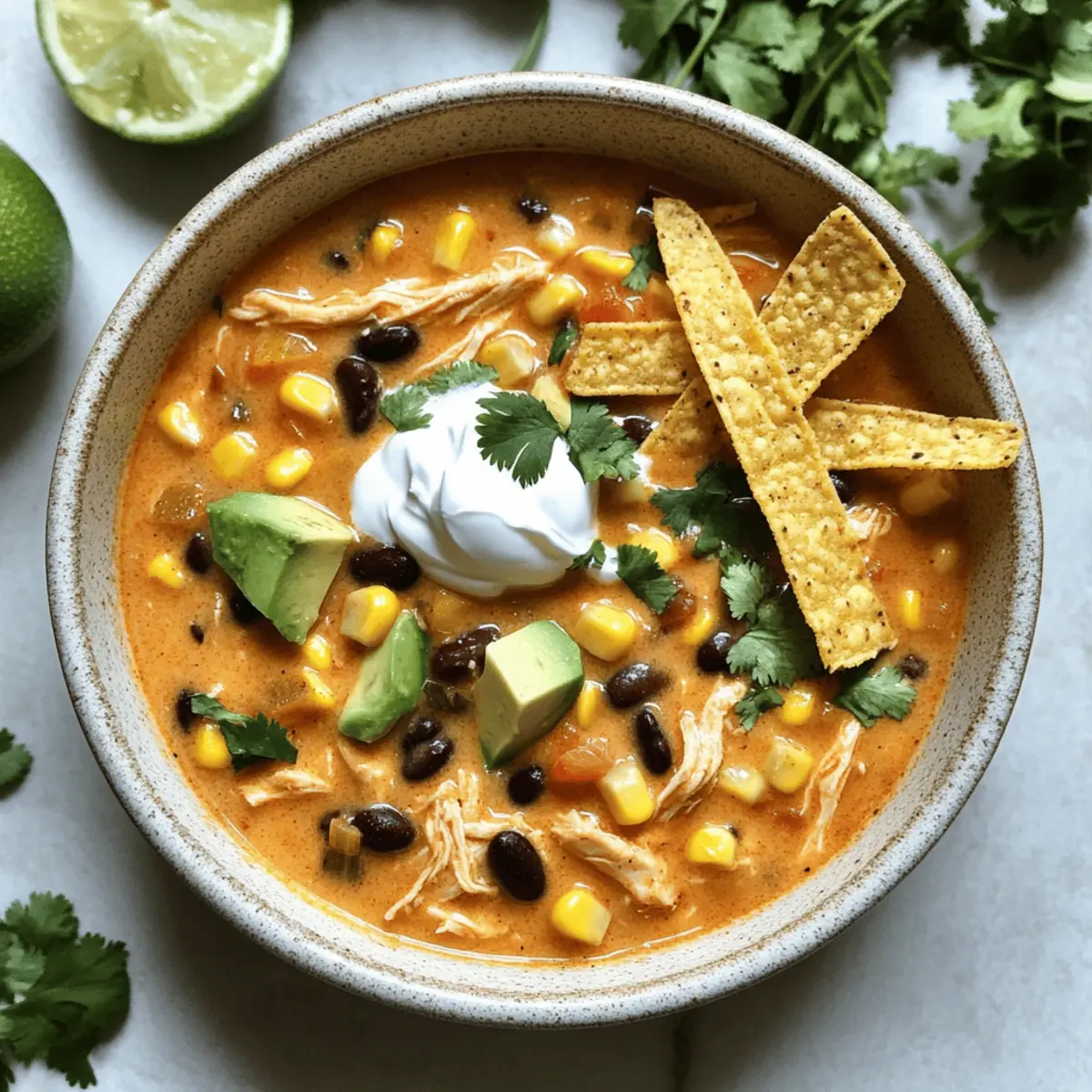 Creamy Chicken Enchilada Soup tkda2h