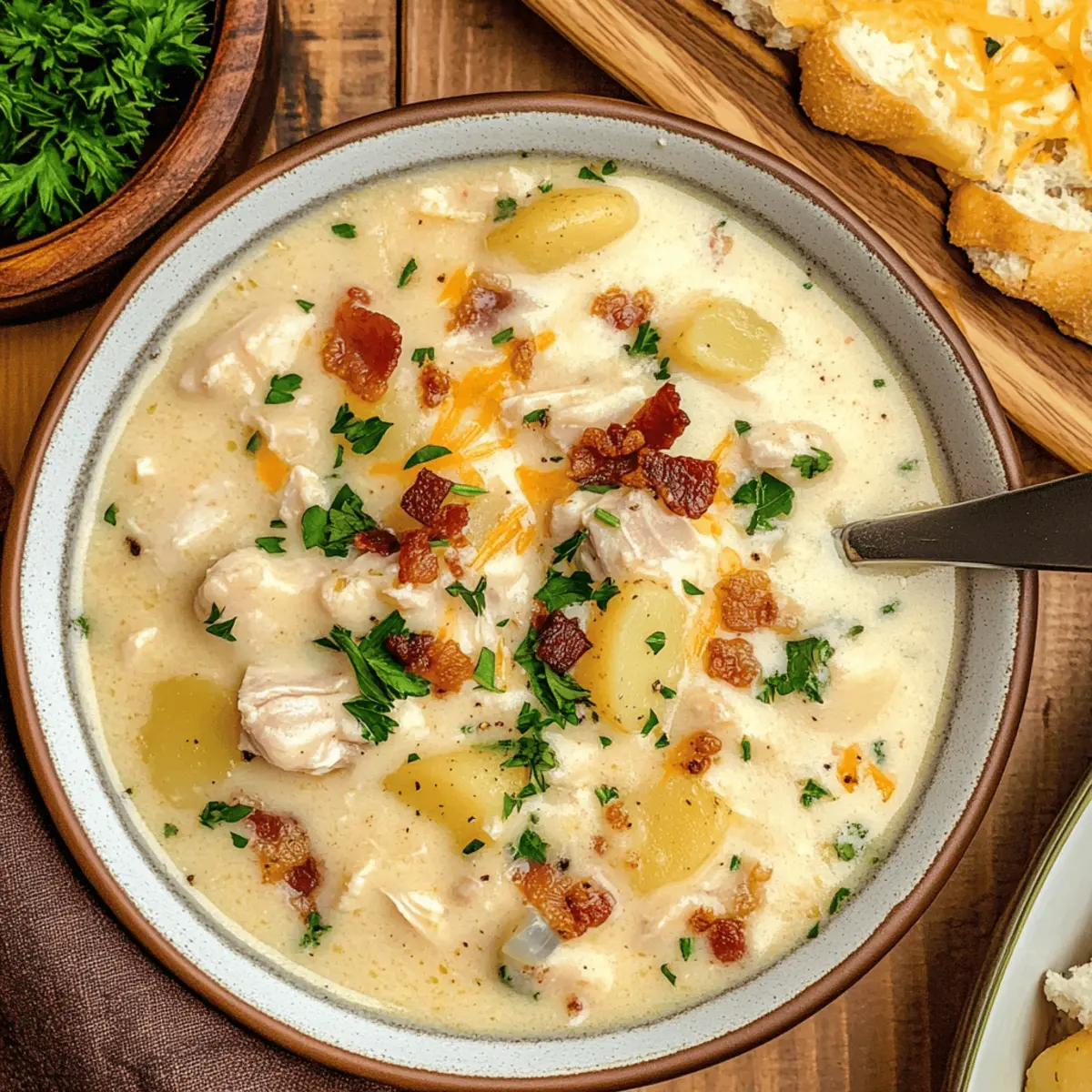 Creamy Chicken and Potato Soup wntrd9