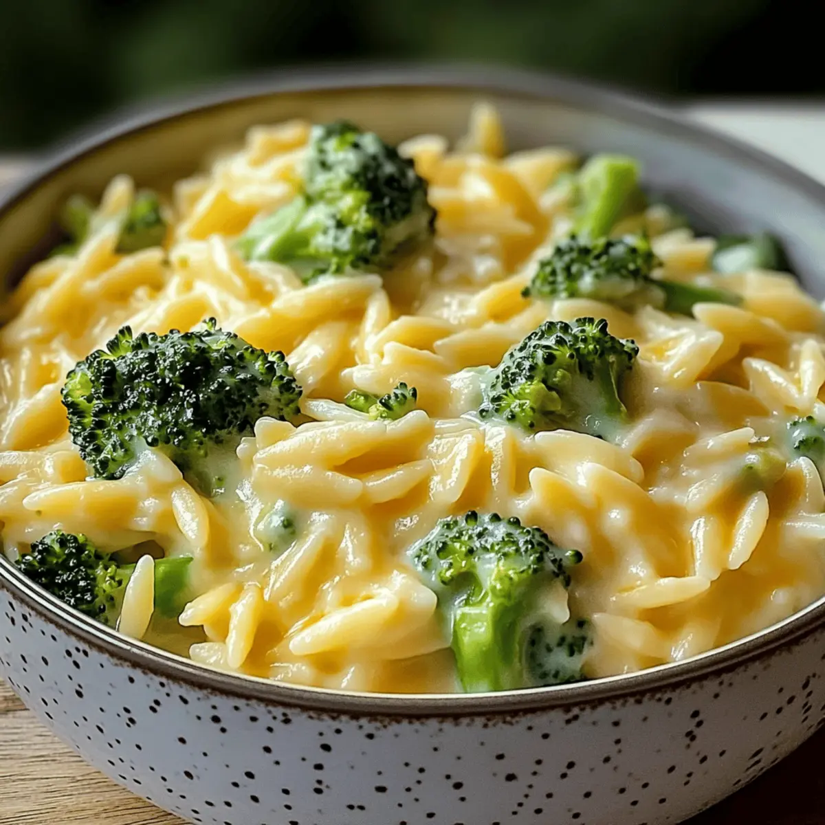 Creamy One-Pot Broccoli Cheddar Orzo: Your Quick Comfort Fix